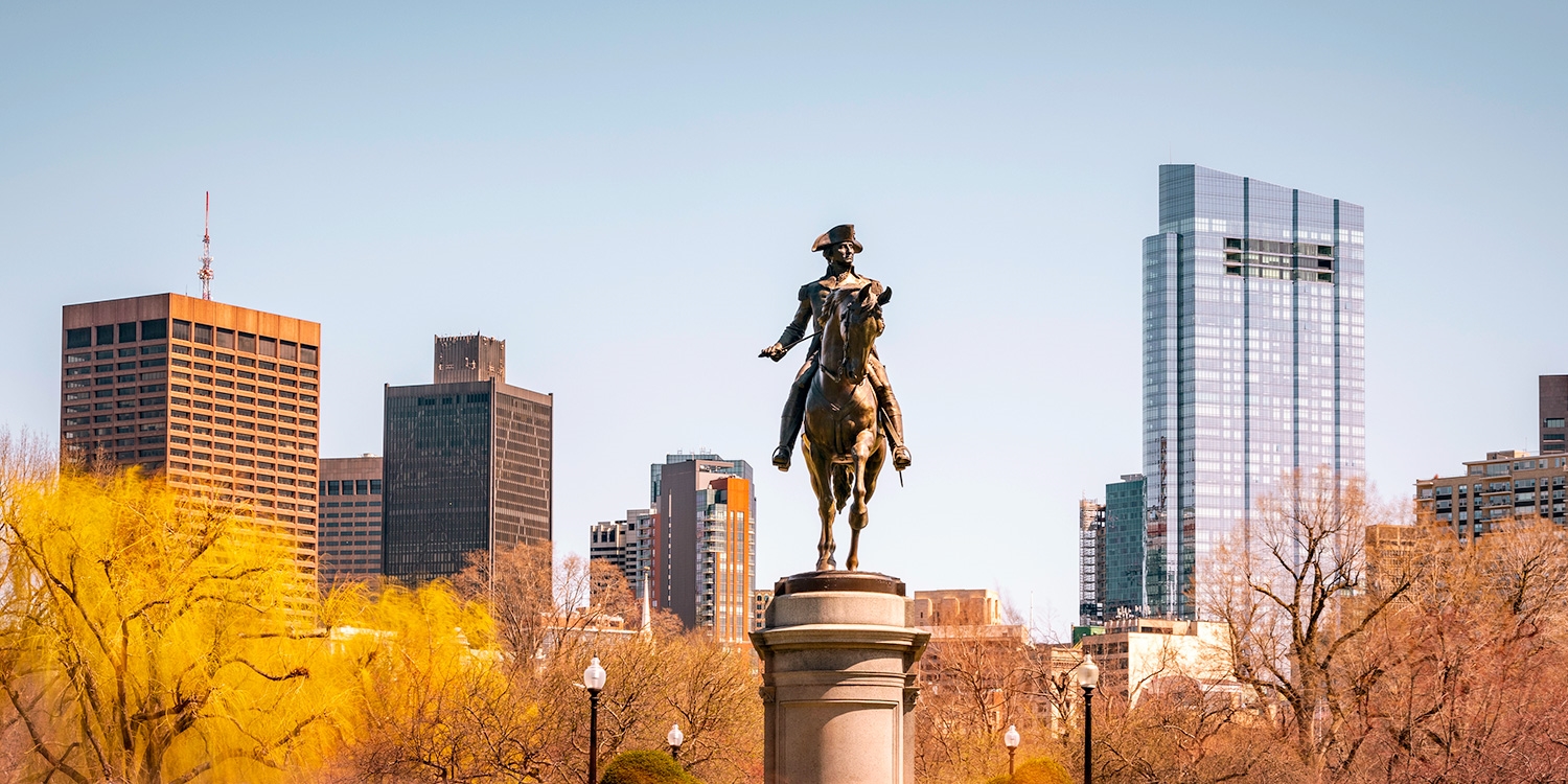 Stay right up the street from Boston Common and the Public Garden