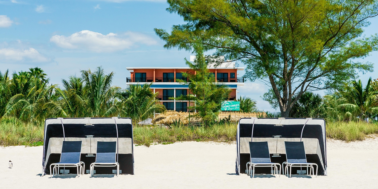 The hotel gives guests direct beach access