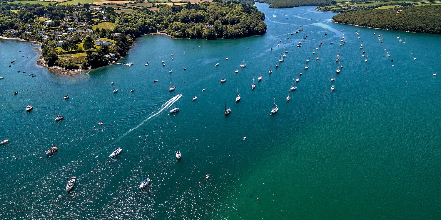 The Helford is one of Cornwall's most picturesque estuaries and 10 minutes' drive from Hotel Meudon