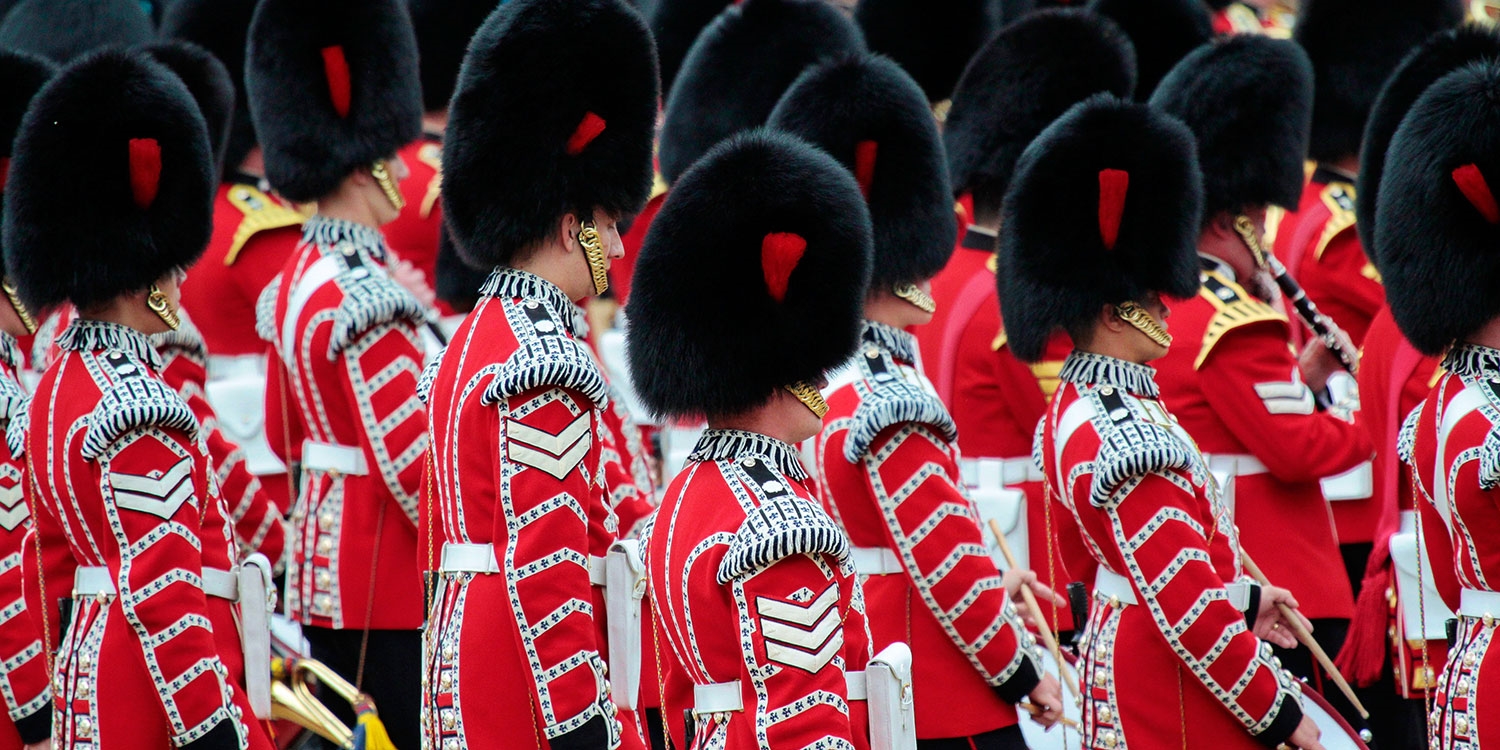 You can see the Changing of the Guard at Buckingham Palace