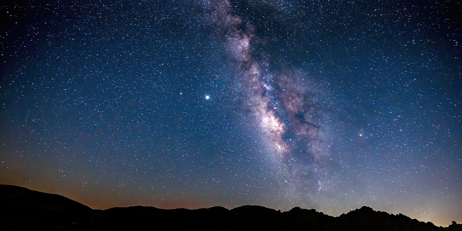 Take in stunning views of the Milky Way